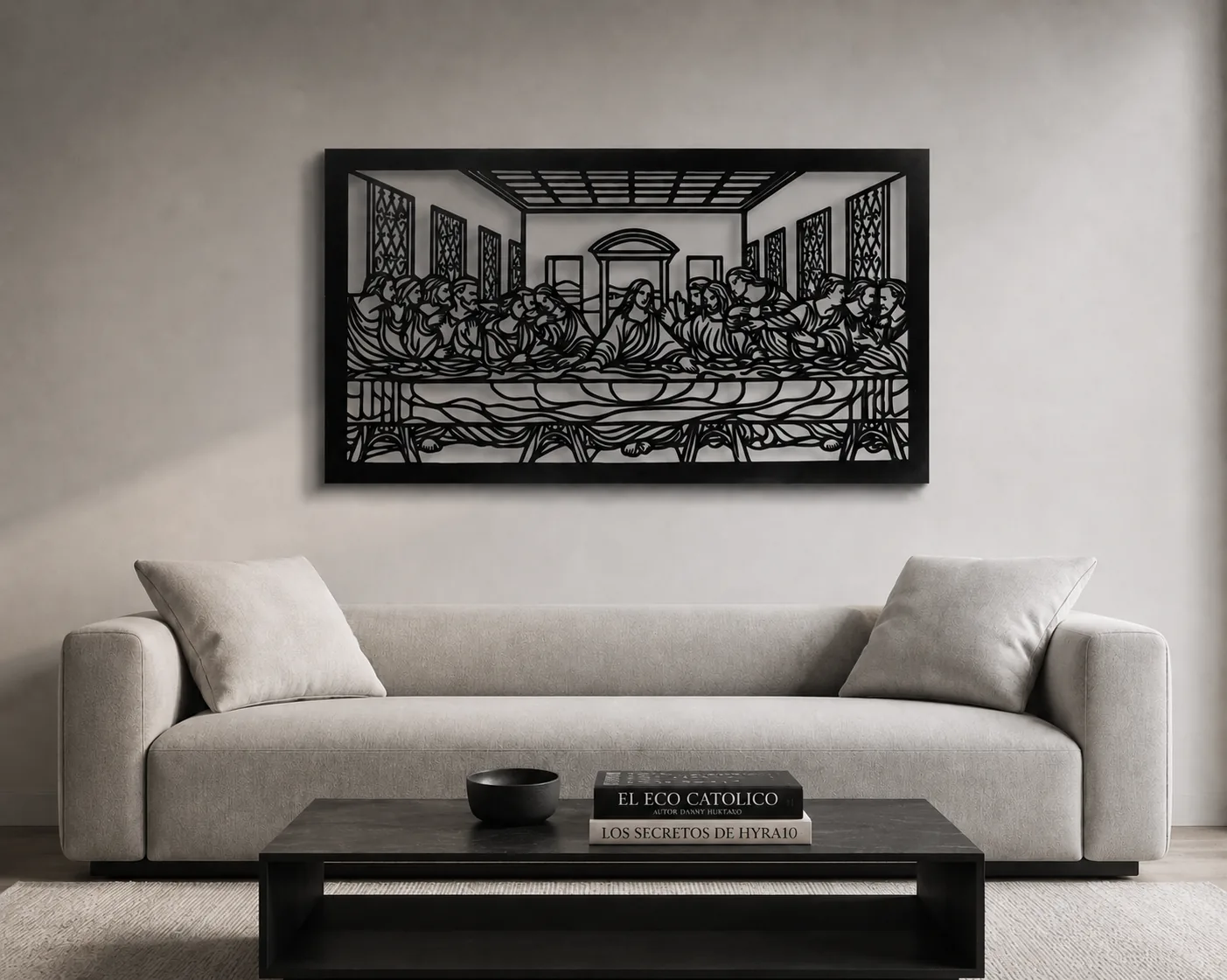 Arte religioso personalizado en metal